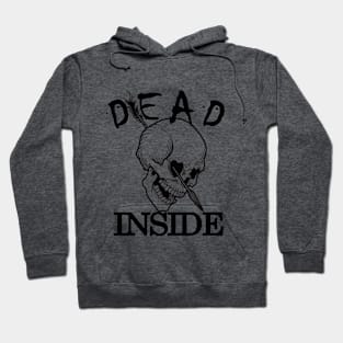 Dead inside skull Hoodie